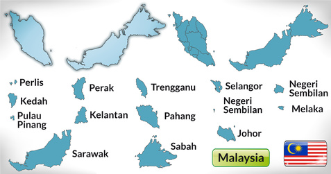 Regionen von Malaysia
